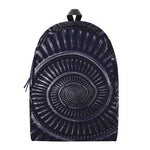 Dark Navy Metal Spiral Print Backpack