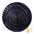 Dark Navy Metal Spiral Print Basketball