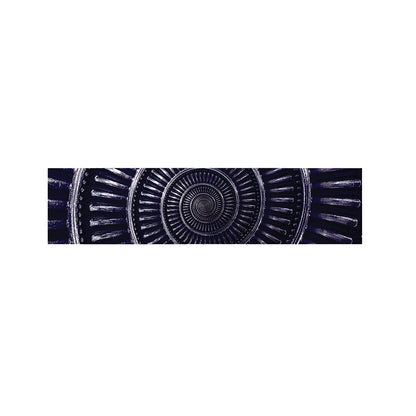 Dark Navy Metal Spiral Print Bed Runner