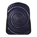 Dark Navy Metal Spiral Print Casual Backpack