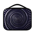 Dark Navy Metal Spiral Print Classic Bible Case