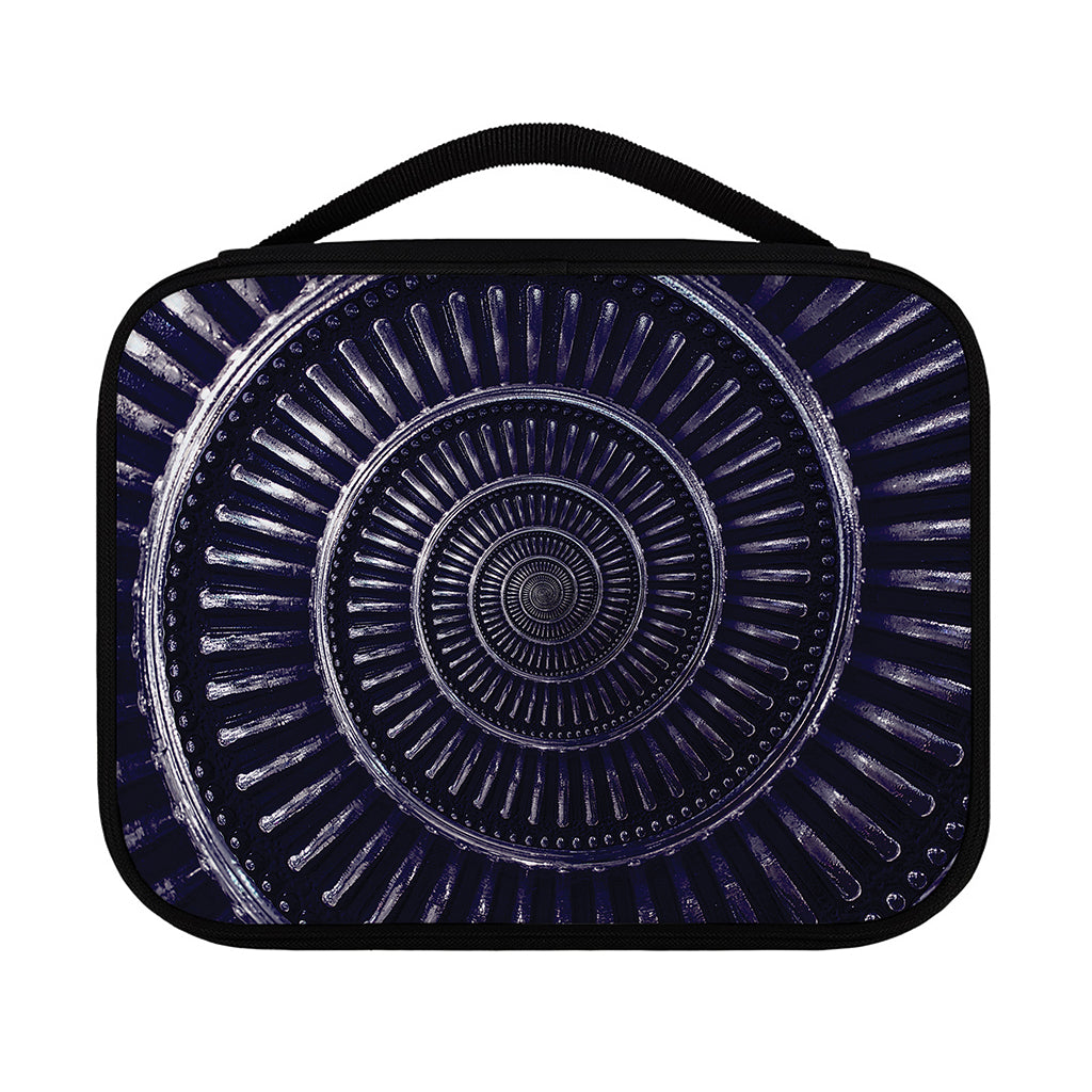 Dark Navy Metal Spiral Print Classic Bible Case