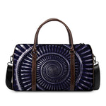 Dark Navy Metal Spiral Print Duffle Bag