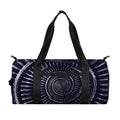 Dark Navy Metal Spiral Print Gym Bag