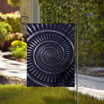 Dark Navy Metal Spiral Print House Flag