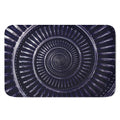 Dark Navy Metal Spiral Print Indoor Door Mat