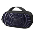 Dark Navy Metal Spiral Print Portable Cooler Travel Case