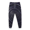 Dark Navy Metal Spiral Print Jogger Pants