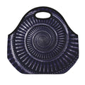 Dark Navy Metal Spiral Print Neoprene Lunch Bag