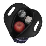 Dark Navy Metal Spiral Print Neoprene Lunch Bag