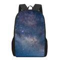 Dark Nebula Universe Galaxy Space Print 17 Inch Backpack