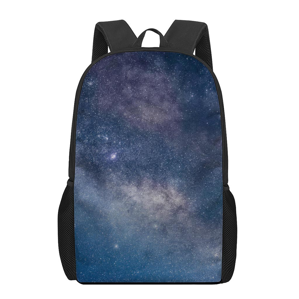 Dark Nebula Universe Galaxy Space Print 17 Inch Backpack