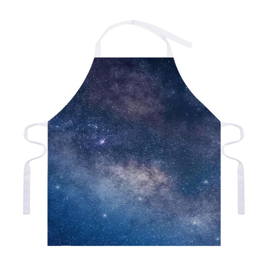 Dark Nebula Universe Galaxy Space Print Adjustable Apron