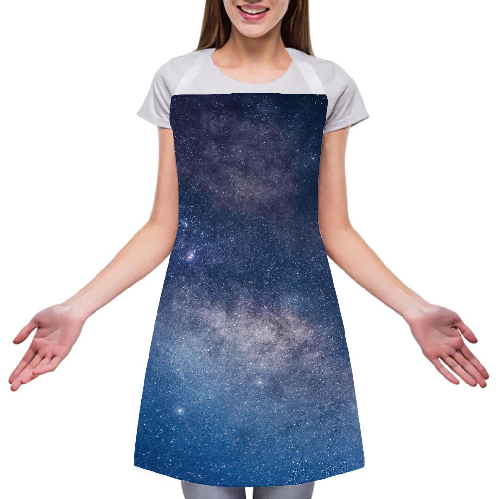 Dark Nebula Universe Galaxy Space Print Adjustable Apron