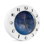 Dark Nebula Universe Galaxy Space Print Alarm Clock