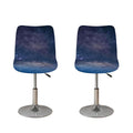 Dark Nebula Universe Galaxy Space Print Bar Stool Covers