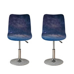 Dark Nebula Universe Galaxy Space Print Bar Stool Covers