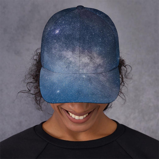 Dark Nebula Universe Galaxy Space Print Baseball Cap