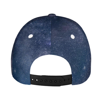 Dark Nebula Universe Galaxy Space Print Baseball Cap