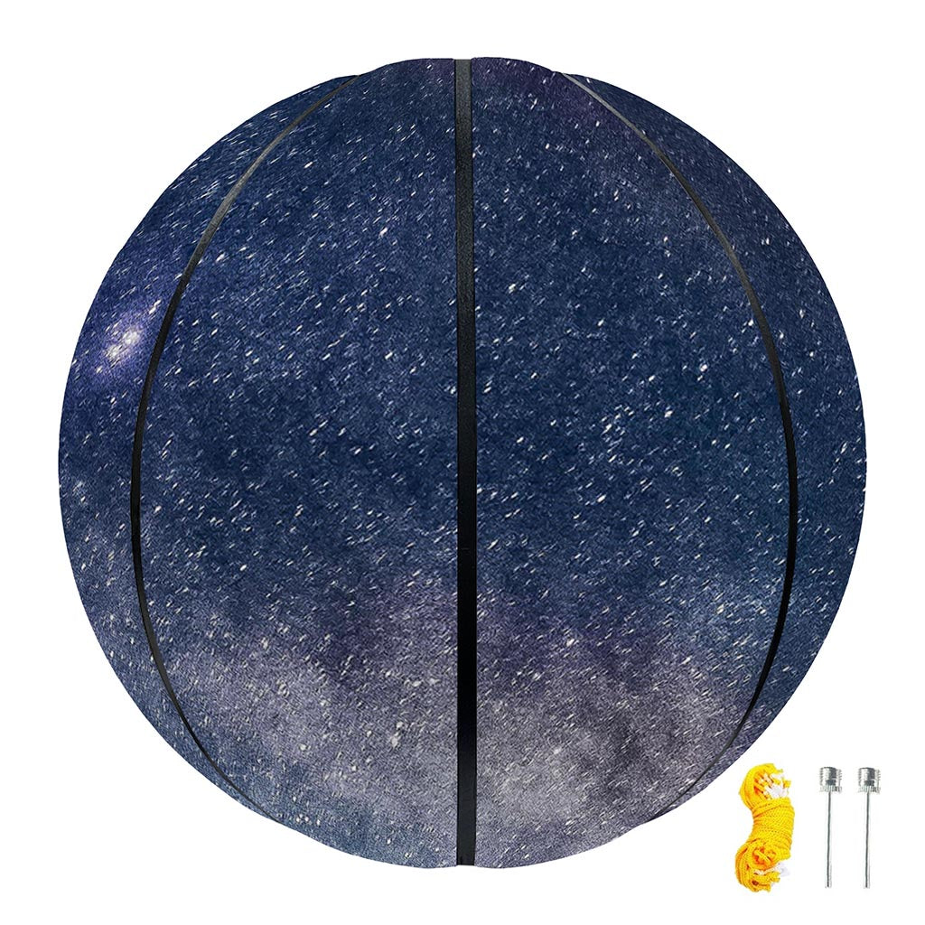Dark Nebula Universe Galaxy Space Print Basketball