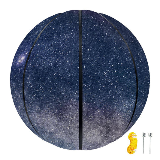 Dark Nebula Universe Galaxy Space Print Basketball