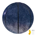 Dark Nebula Universe Galaxy Space Print Basketball