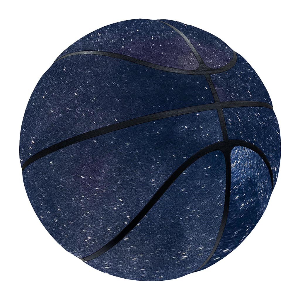 Dark Nebula Universe Galaxy Space Print Basketball