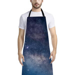 Dark Nebula Universe Galaxy Space Print Bib Apron With Pocket