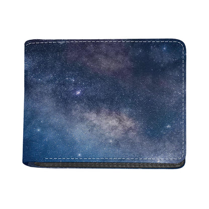 Dark Nebula Universe Galaxy Space Print Bifold Wallet