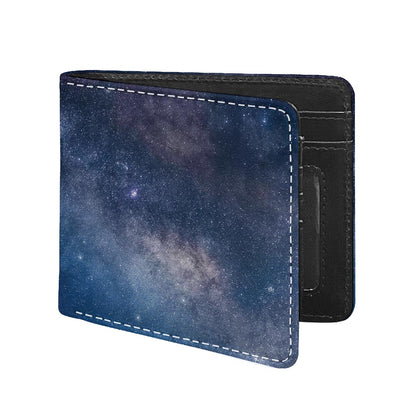 Dark Nebula Universe Galaxy Space Print Bifold Wallet