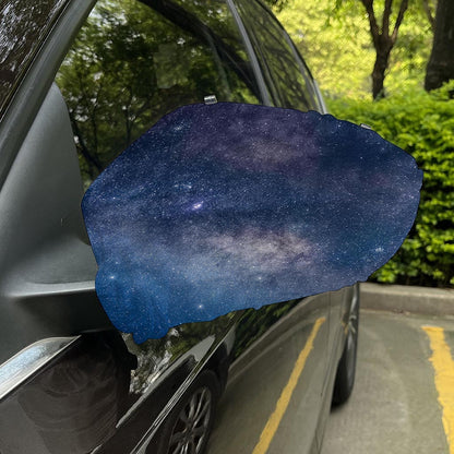Dark Nebula Universe Galaxy Space Print Car Side Mirror Covers
