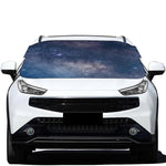 Dark Nebula Universe Galaxy Space Print Car Windshield Snow Cover
