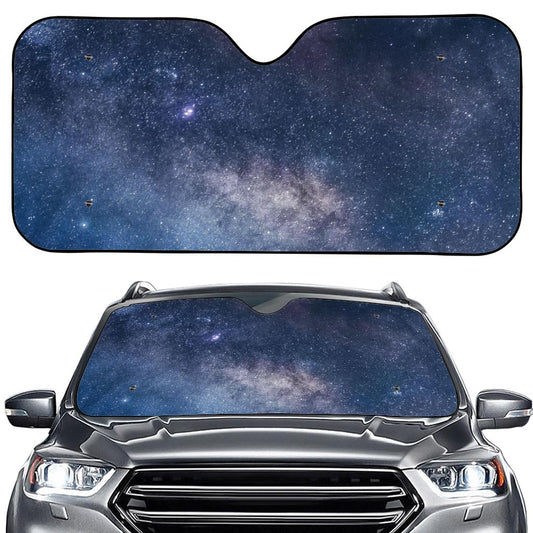Dark Nebula Universe Galaxy Space Print Car Windshield Sun Shade