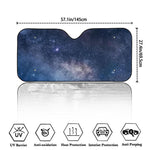 Dark Nebula Universe Galaxy Space Print Car Windshield Sun Shade