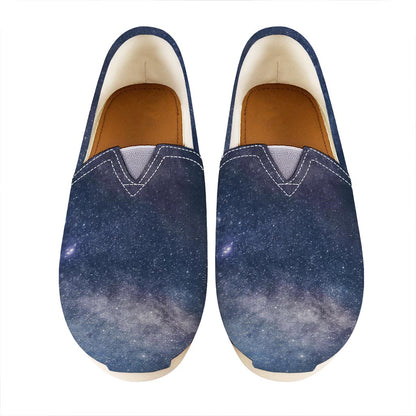 Dark Nebula Universe Galaxy Space Print Casual Shoes