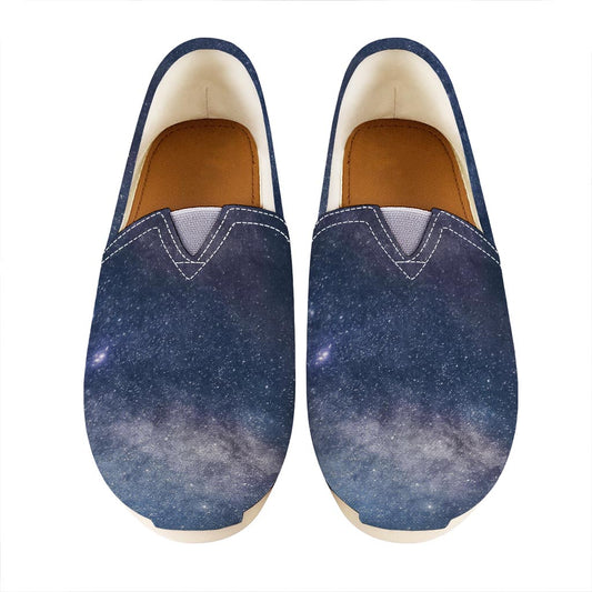 Dark Nebula Universe Galaxy Space Print Casual Shoes