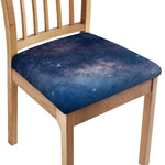 Dark Nebula Universe Galaxy Space Print Chair Cushion Cover