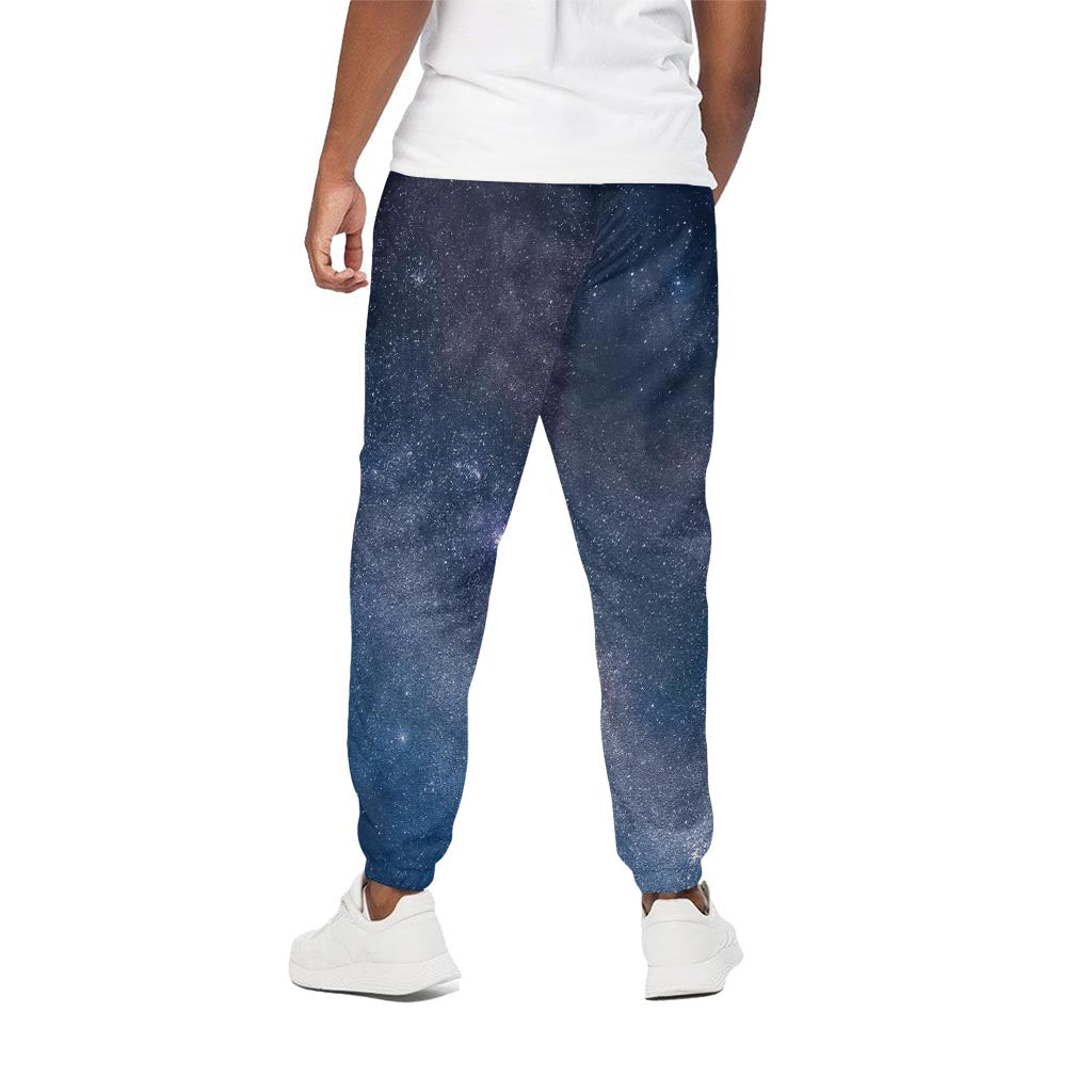 Dark Nebula Universe Galaxy Space Print Cotton Pants