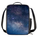 Dark Nebula Universe Galaxy Space Print Crossbody Lunch Bag