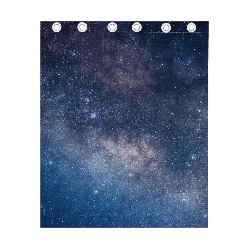 Dark Nebula Universe Galaxy Space Print Curtain