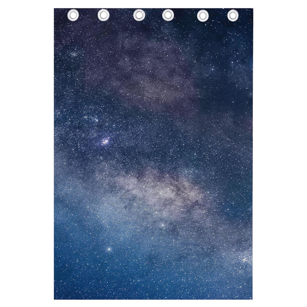 Dark Nebula Universe Galaxy Space Print Curtain