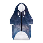 Dark Nebula Universe Galaxy Space Print Dog Zip Up Hoodie