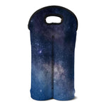 Dark Nebula Universe Galaxy Space Print Double Neoprene Wine Tote