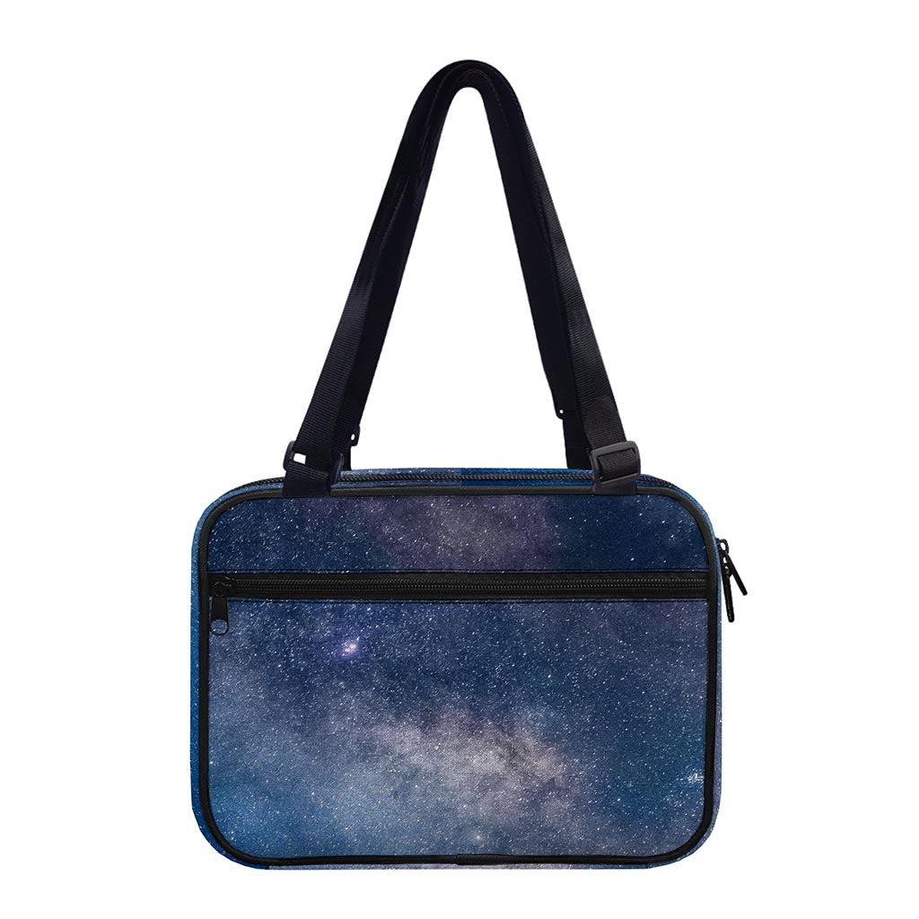 Dark Nebula Universe Galaxy Space Print Double Strap Bible Bag