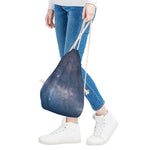 Dark Nebula Universe Galaxy Space Print Drawstring Bag