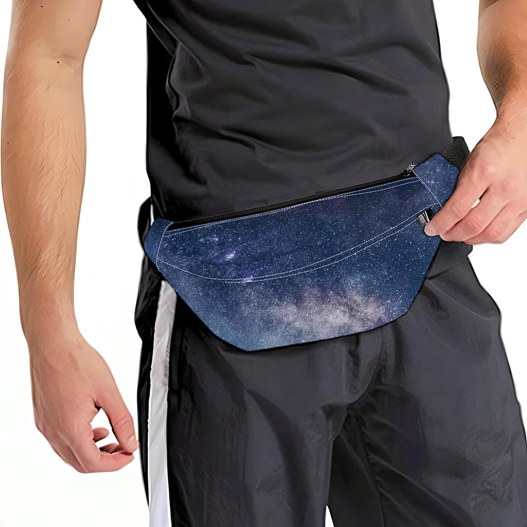 Dark Nebula Universe Galaxy Space Print Fanny Pack
