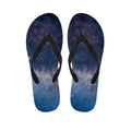 Dark Nebula Universe Galaxy Space Print Flip Flops
