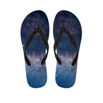 Dark Nebula Universe Galaxy Space Print Flip Flops