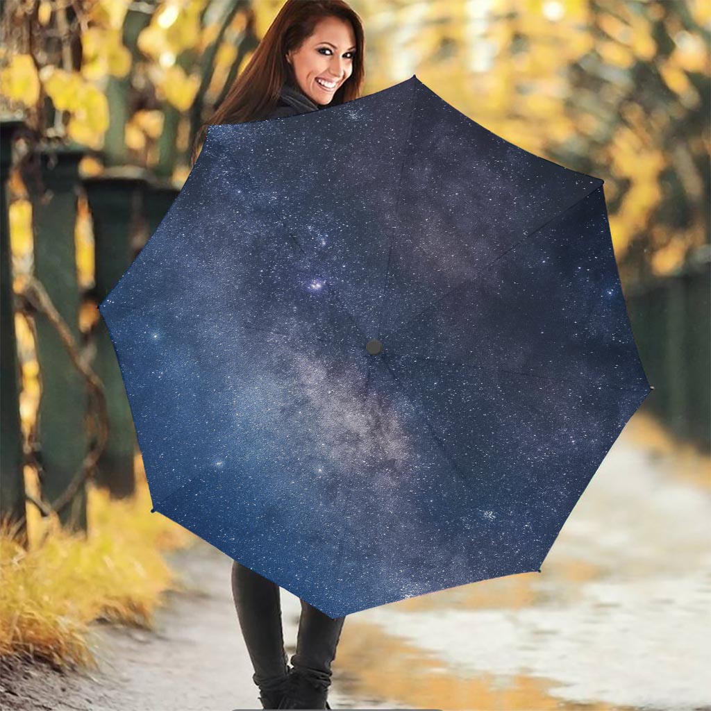 Dark Nebula Universe Galaxy Space Print Foldable Umbrella