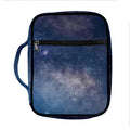 Dark Nebula Universe Galaxy Space Print Front Pocket Bible Bag